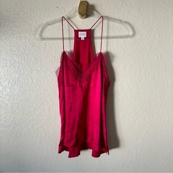 Cami NYC Racer Charmeuse Cami in Rosewood size S - Picture 7 of 12